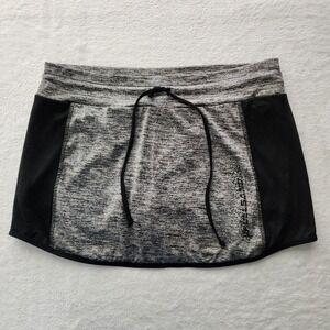 Fullsand Skort Womens Large Gray Space Dye Activewear Athletic Skirt Golf Tennis